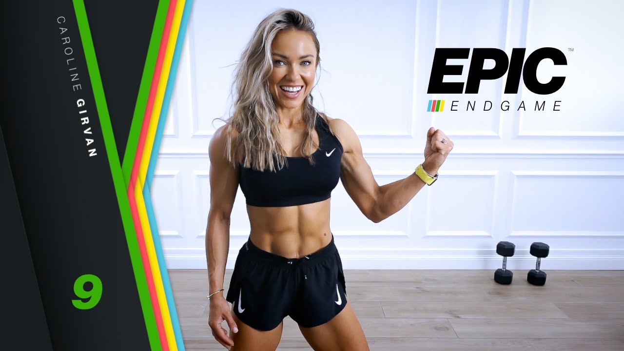 FLUID Full Body Workout with Dumbbells | EPIC Endgame Day 9
