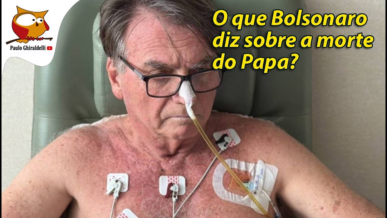 BOLSONARO E O PAPA. Ex presidente moribundo continua só falando de si mesmo! 22/04/25