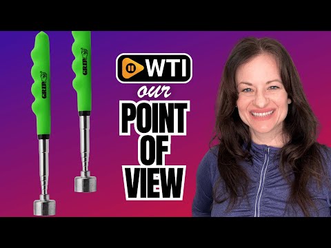 GRIP 25 lb Super Telescopic Magnetic Pickup Tool - Extends to 30"" - Retrieve Ferrous Objects Around Garage - WTI product video review