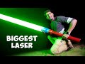 We Built Biggest Green Laser Light