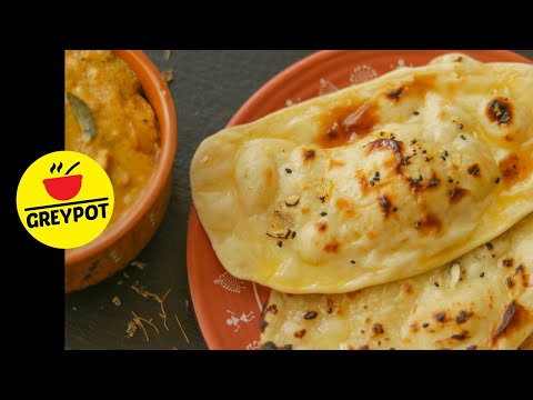Butter Garlic Naan Recipe | No Tandoor No Oven No Yeast Naan Indian Bread Recipe