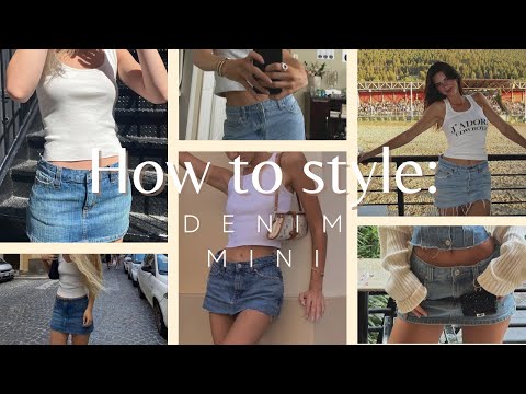 How to Style: A denim Mini 🫐