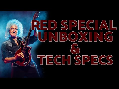 Brian May Guitars RED SPECIAL ( BMG ) Guitar Unboxing & Specs (NO TALKING)