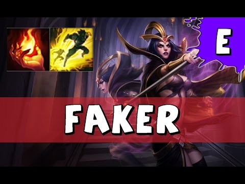 SKT T1 Faker as LeBlanc vs Zyra MID - S6 Challenger SoloQ - League of Legends