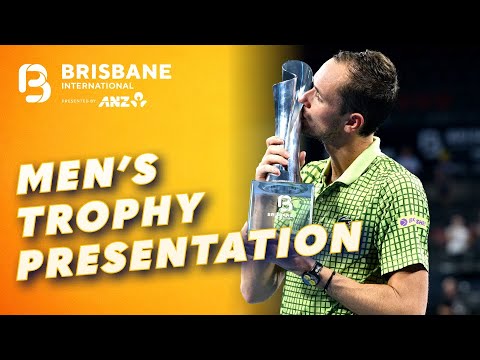 2026 Brisbane International Men's Singles Final trophy presentation | Wide World of Sports