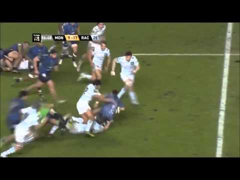 fracture tibia l'arbitre de Montpellier-racing92