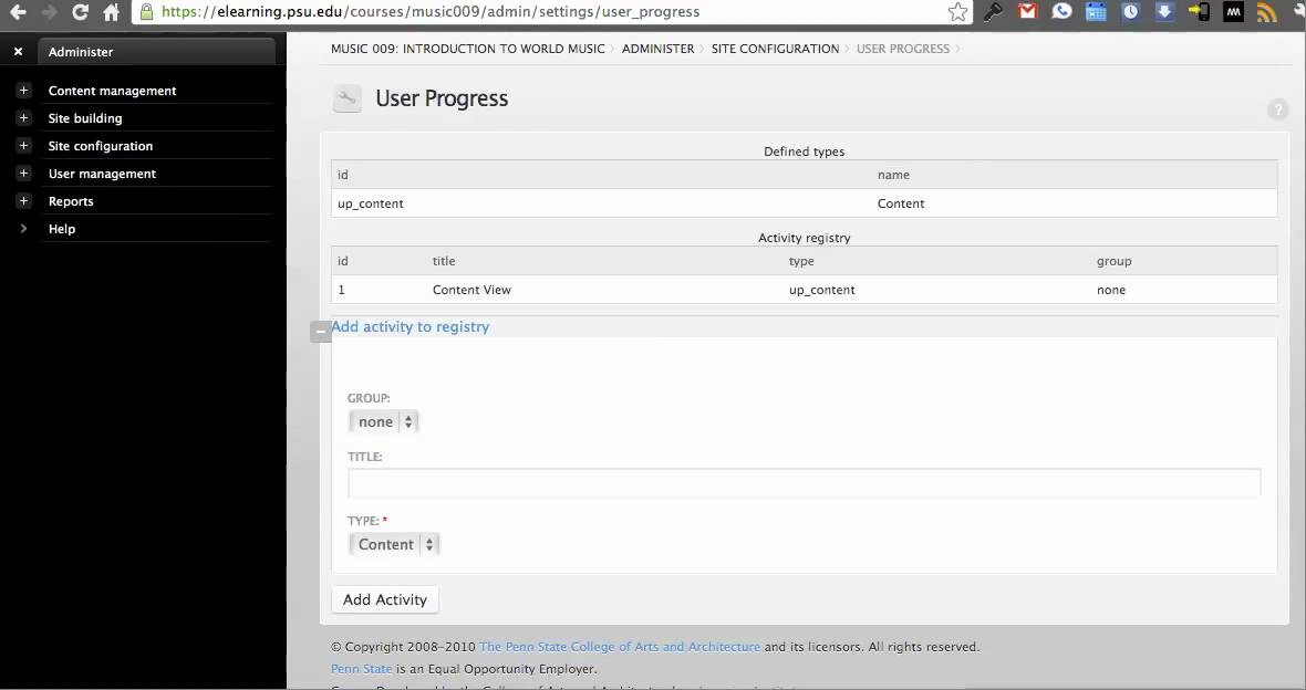 Using User Progress API with Requirement Dashboard API