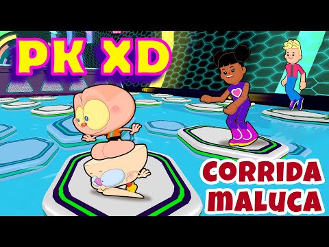Mongo e Drongo na Corrida Maluca de PK XD - PK XD em Desenho animado - Robozão de PK XD