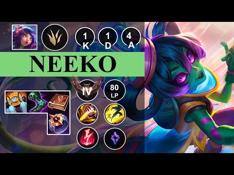 Neeko Jungle vs Ekko | 1/1/4 | +27LP | Bronze IV 80LP