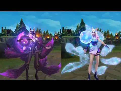 COVEN Ahri vs KDA all out Skin MODEL comparison