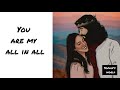 YOU ARE MY ALL IN ALL SOPHIX S WORLD