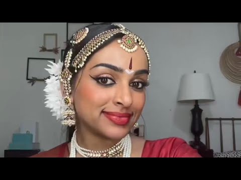 Bharatanatyam makeup tutorial