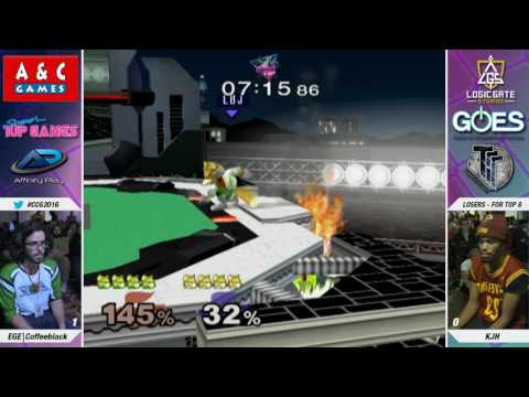 CCG2k16 SSBM Singles Losers Top 64   KJH vs EGE Coffeeblack