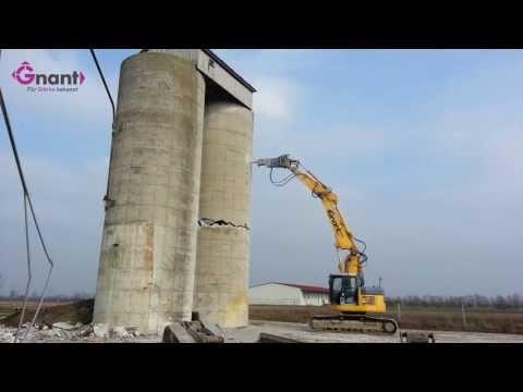 Abriss eines Silos