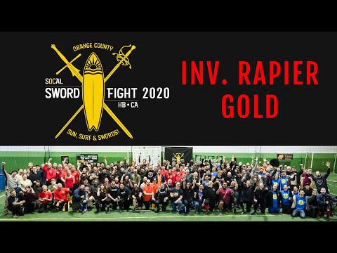 Childs vs Simmons: Invitational Rapier Gold SoCal Swordfight 2020