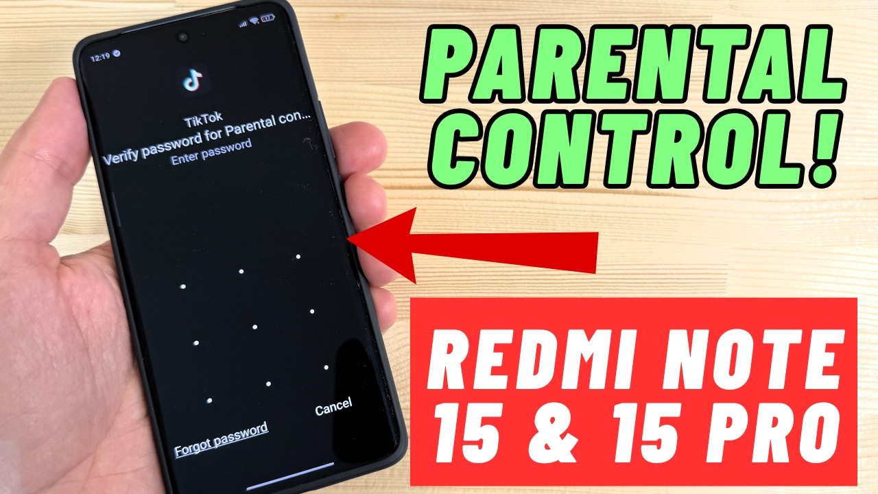 How to Activate PARENTAL CONTROL on Xiaomi Redmi Note 15 & 15 Pro