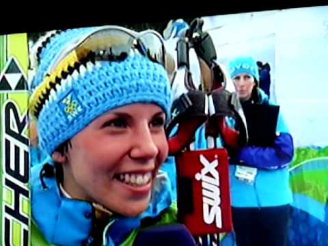 Charlotte Kalla tar OS-guld