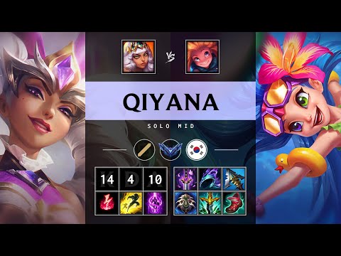Qiyana Mid vs Zoe: Unstoppable - KR Diamond Patch 14.24