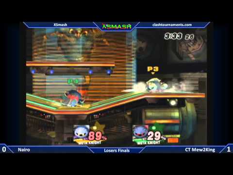 XSmash - CT Mew2King vs Nairo - Losers Finals - SSBB