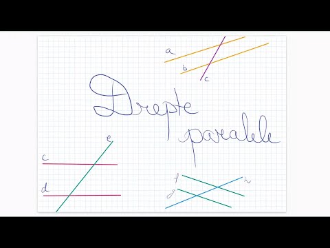 Parallel lines, parallelism criteria - Grade 6