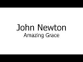 John Newton – Amazing Grace (Music Sheets, Chords, & Lyrics)