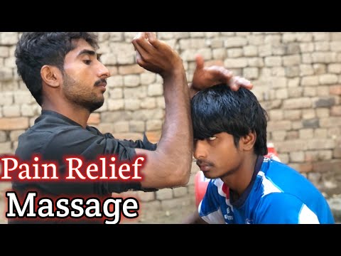 ASMR HEAD, BACK & ARM MASSAGE | PAIN RELIEF FULL BODY THERAPY | DEEP RELAXATION BY UBAID ASMR