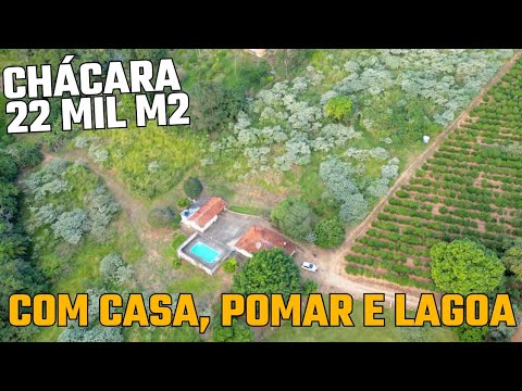 CHÁCARA NO INTERIOR DE SÃO PAULO COM O SUL DE MINAS GERAIS | CASA POMAR LAGOA PISCINA 100% PLANA