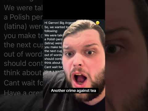 Another crime against tea