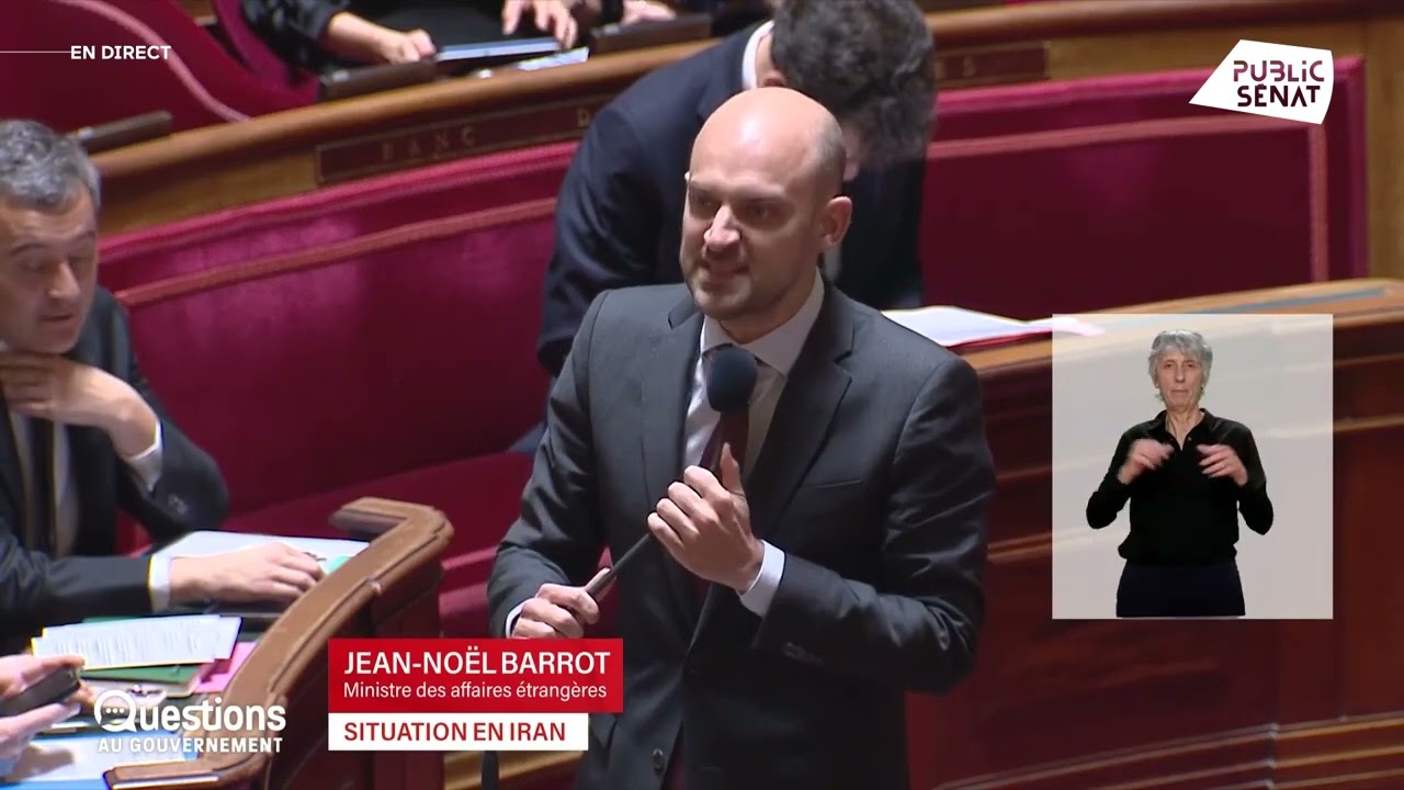 Iran : en marge de possibles sanctions européennes, « il nous faut trouver d’autres moyens de venir en soutien à la société civile », affirme Jean-Noël Barrot