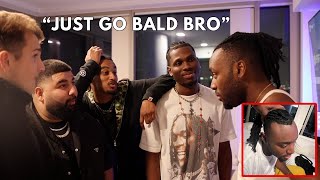 My Friends React to Me Having the Worst Hairline on YouTube