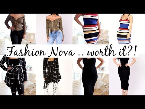 Fashion Nova vs My Not "Instagram Model" Body .. worth it?! Try On Haul! Video