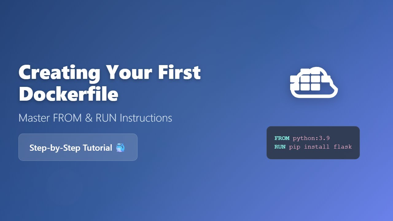 Dockerfiles for Beginners: FROM and RUN Instructions Explained!