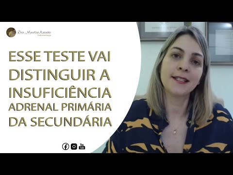 ESSE TESTE VAI DISTINGUIR A INSUFICIÊNCIA ADRENAL PRIMÁRIA DA SECUNDÁRIA