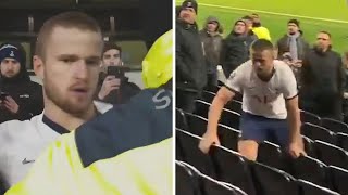 video: Eric Dier confronts fan in stand following Tottenham's FA Cup defeat by Norwich City