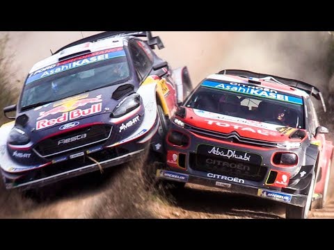 Sebastien Ogier vs. Sebastien Loeb | Comparison | WRC RallyRACC Catalunya Spain 2018 | FullGasMedia