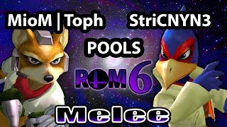 Revival of Melee 6 - Toph (Fox) Vs. StriCNYN3 (Falco) - Pools WF