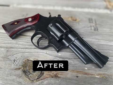 Smith & Wesson Model 28-2 restoration with E-100 Blackout Cerakote LOVE THIS STUFF!
