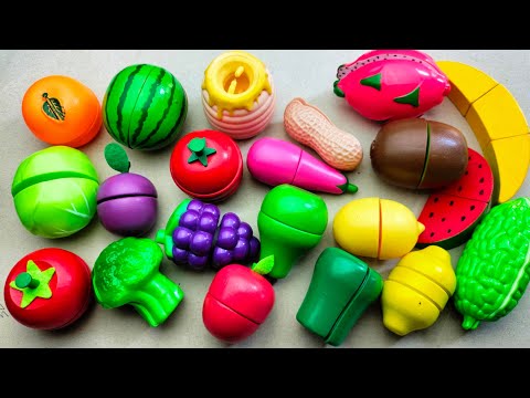 Satisfying Video | How to Cutting Paprika, Fruits and Vegetables | Relaxing Wooden & Plastic ASMR