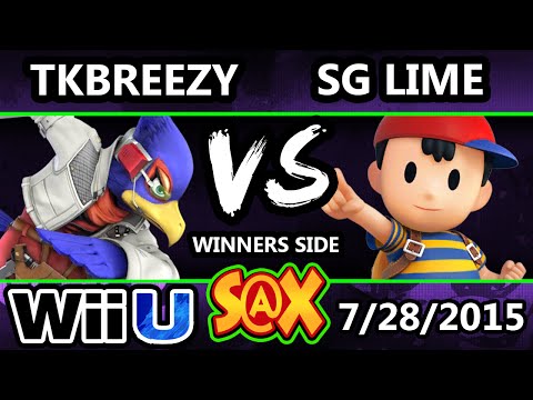 S@X 108 - VGBC | TKbreezy (Falco) Vs. SG Lime (Ness) SSB4 Tournament - Smash Wii U - Smash 4