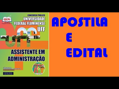 Edital e Apostila Concurso UFF 2015 Assistente em Administração