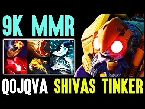 Liquid.Qojqva Shiva's Tinker On Fire - 20kills With Awesome Skills 7.25b Dota 2