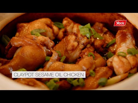 Claypot Sesame Oil Chicken by Chef Karen Chan & Charlie Carrington (My Market Kitchen S8)