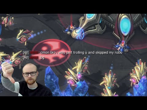 High Ranked Protoss Gets Salty After Proxy Reaper Cheese