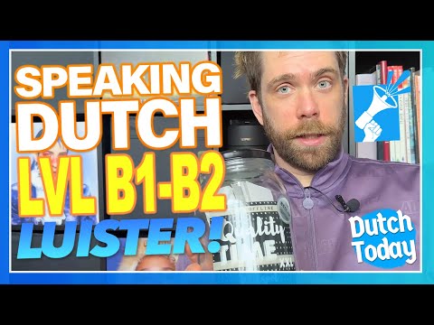 Dutch listening B1-B2 - Nederlands luisteren B1-B2 Week 6 // NEDERLANDSE LES DUTCH LESSON // NT2