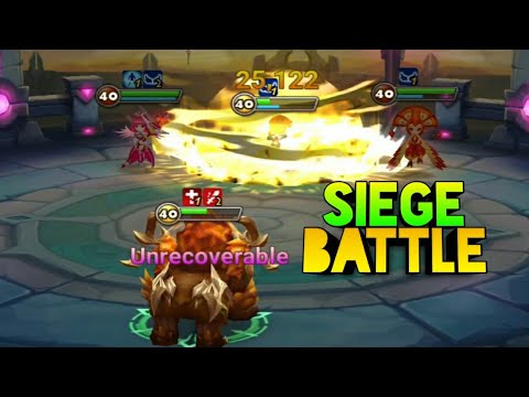 Ramagos 1v3 siege battle (Summoners War)
