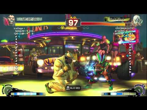 -R- (Balrog) vs GODMAN (Fuerte) - AE 2012 Ranked Match *720p HD*