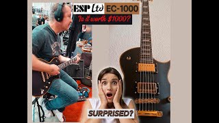 ESP Ltd EC-1000 Guitar Review. Is this a mid-range Gibson threat? (Guitar Test Drive Series)