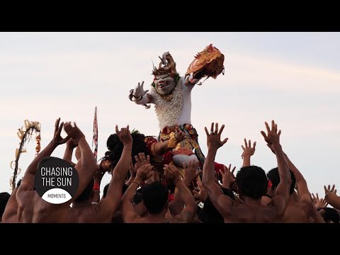 Kecak Fire Dance Uluwatu Temple, Balinese Hindu dance.