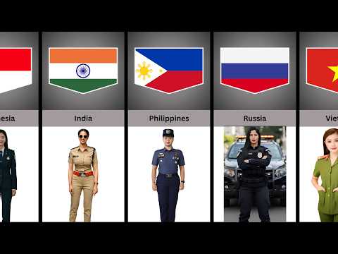 Female Police Uniforms From Different Countries!
