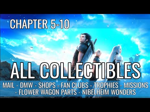 Crisis Core Final Fantasy VII Reunion - All Collectibles 100% [ALL-IN-ONE GUIDE] | Chapter 5-10